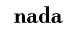 Nada Footer Link